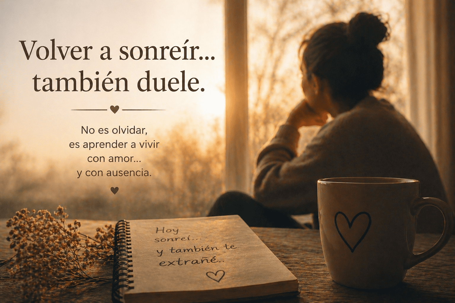 Cuando vuelves a “estar bien”… y eso también duele en el duelo