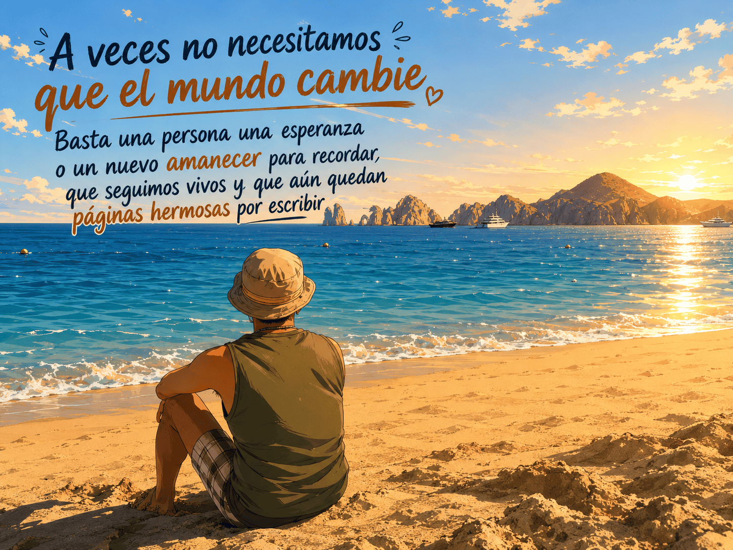 A veces no necesitamos que cambie el mundo para volver a vivir